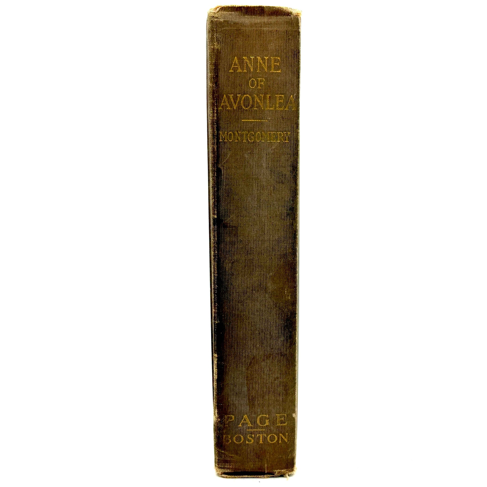 MONTGOMERY, L. M. “Anne of Avonlea” [L. C. Page & Company, 1909] 1st Printing