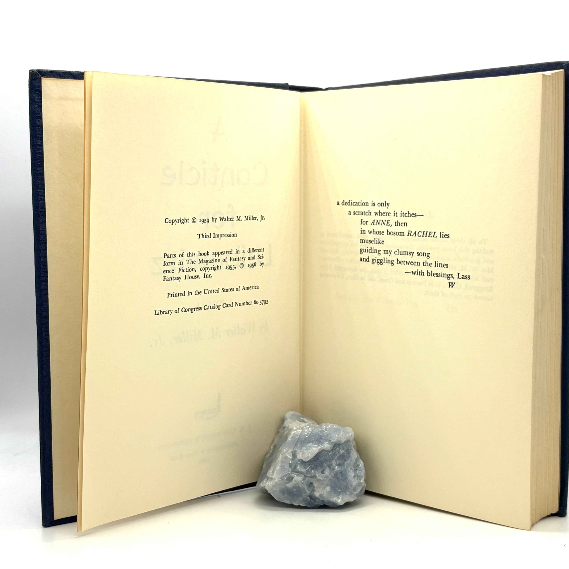 MILLER, Walter M. Jr. "A Canticle for Leibowitz" [Lippincott, 1960] 3rd Printing