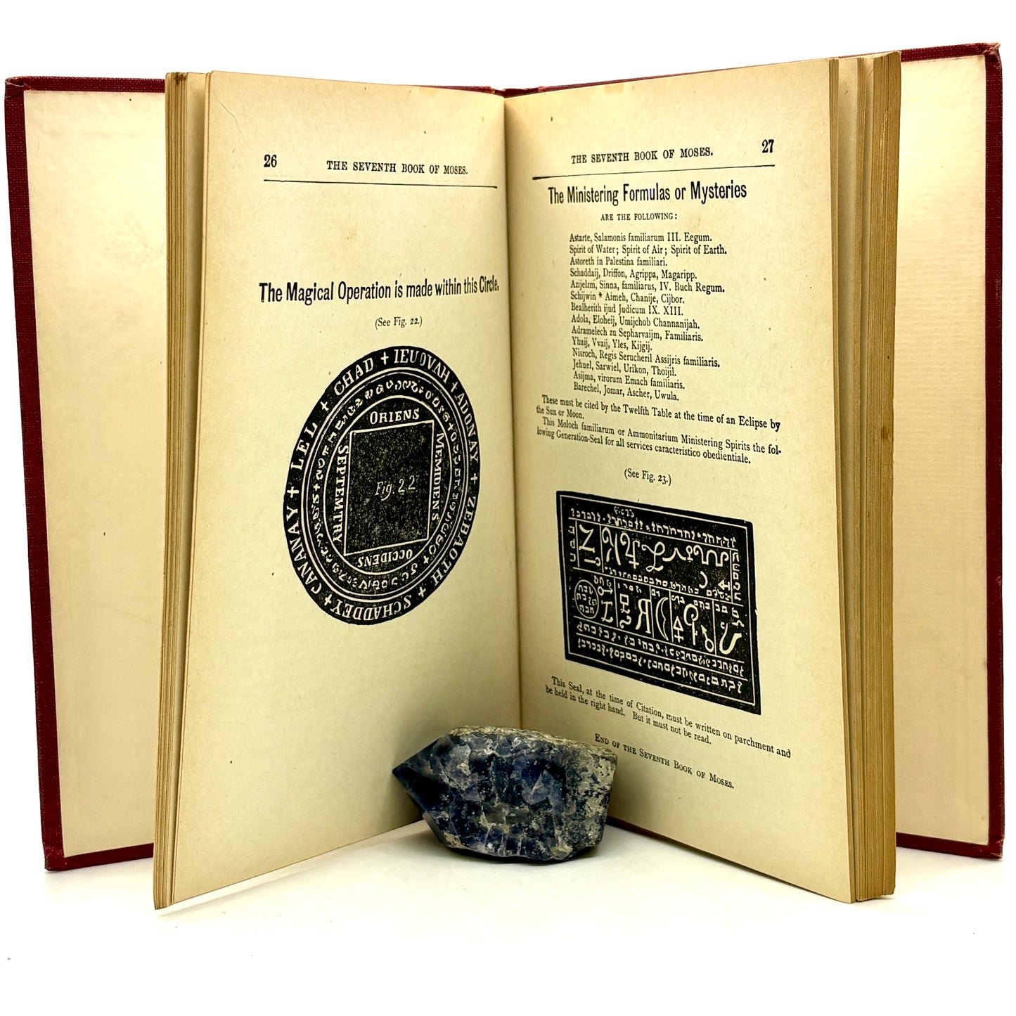 "The Sixth and Seventh Books of Moses" [Egyptian Publishing Co, c1905] Grimoire