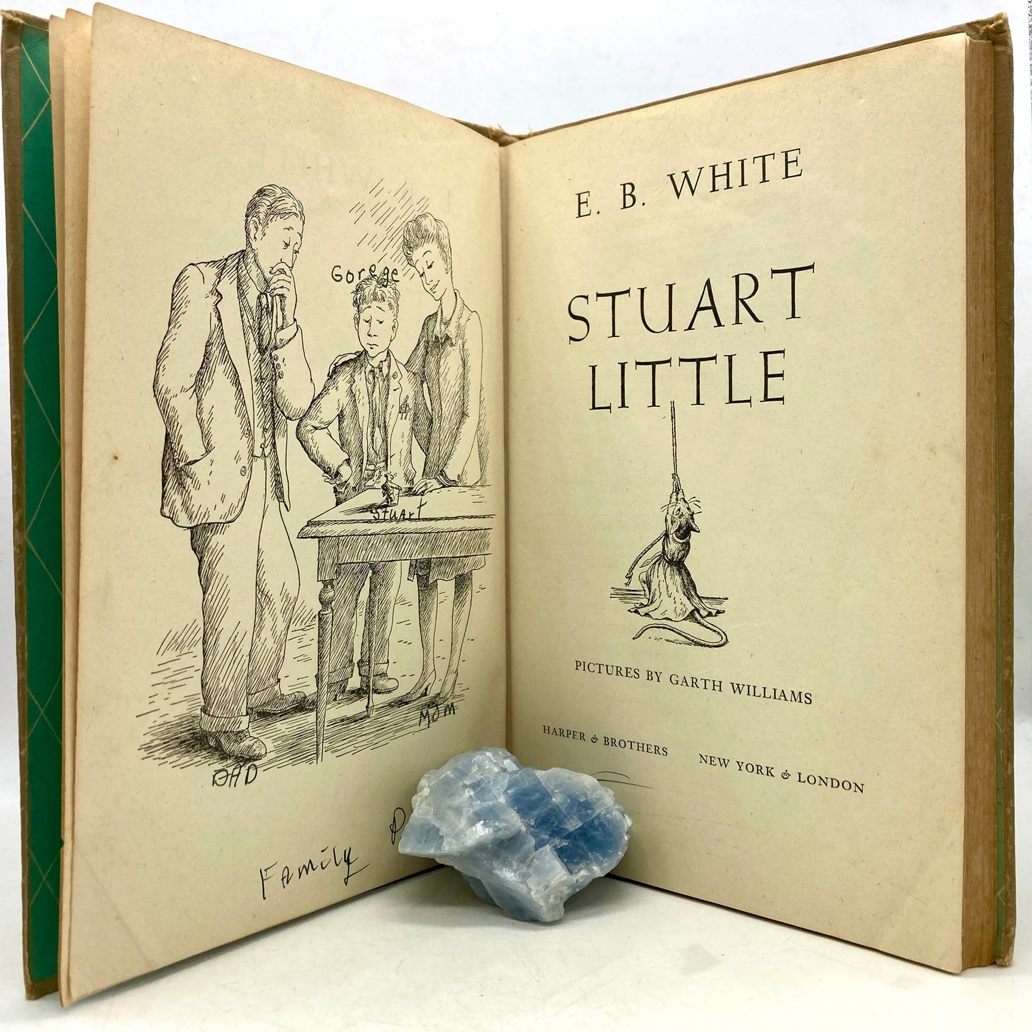 WHITE, E.B. "Stuart Little" [Harper & Brothers, 1945] 1st Edition