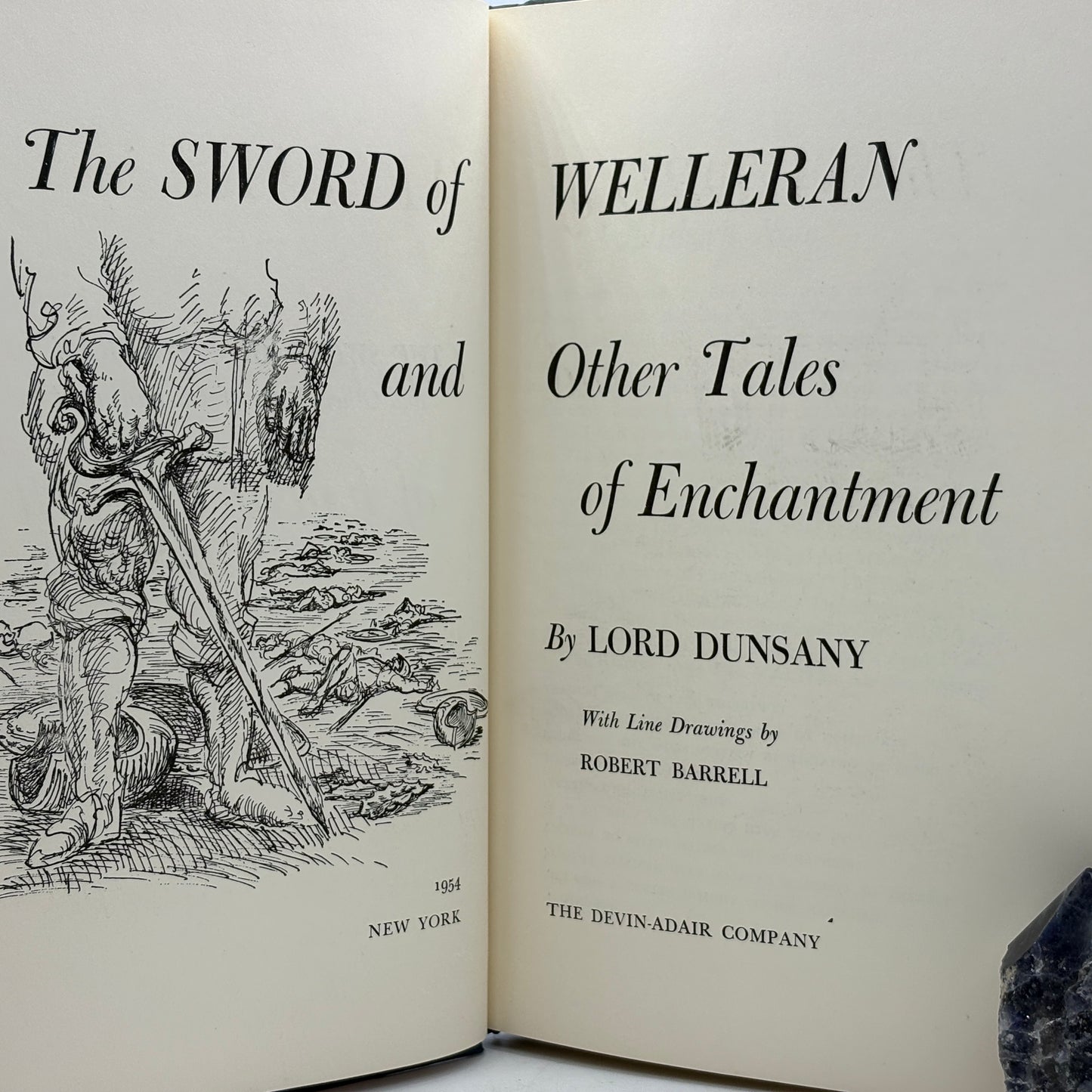 Dunsany, Lord "The Sword of Welleran" [The Devin-Adair Company, 1954]