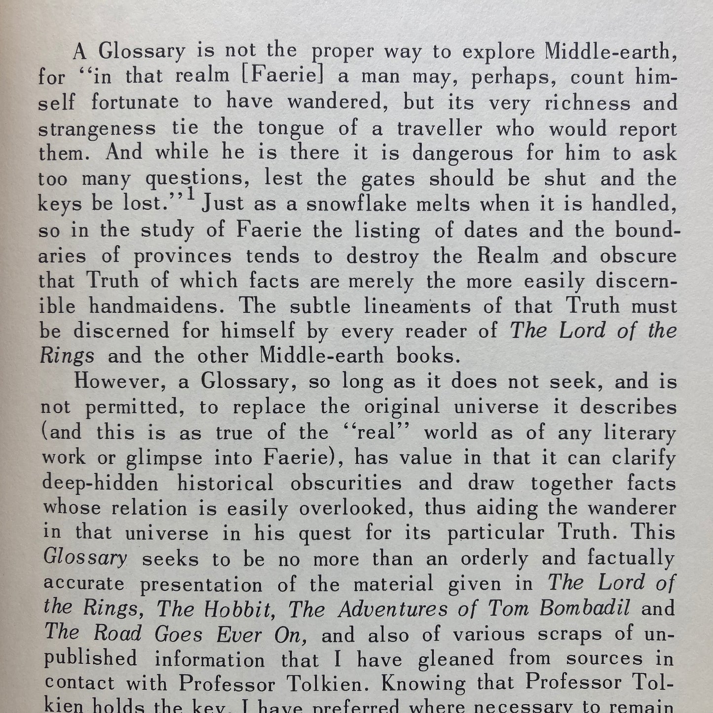 FOSTER, Robert "A Guide to Middle-Earth" [Mirage, 1971] 2nd Printing, Tolkien