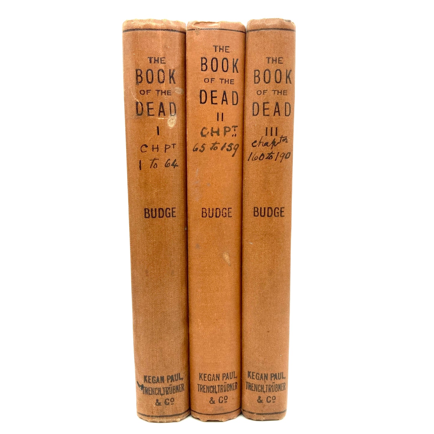 BUDGE, E.A. Wallis "The Book of the Dead" [Kegan Paul, Trench, Trubner & Co, 1901]