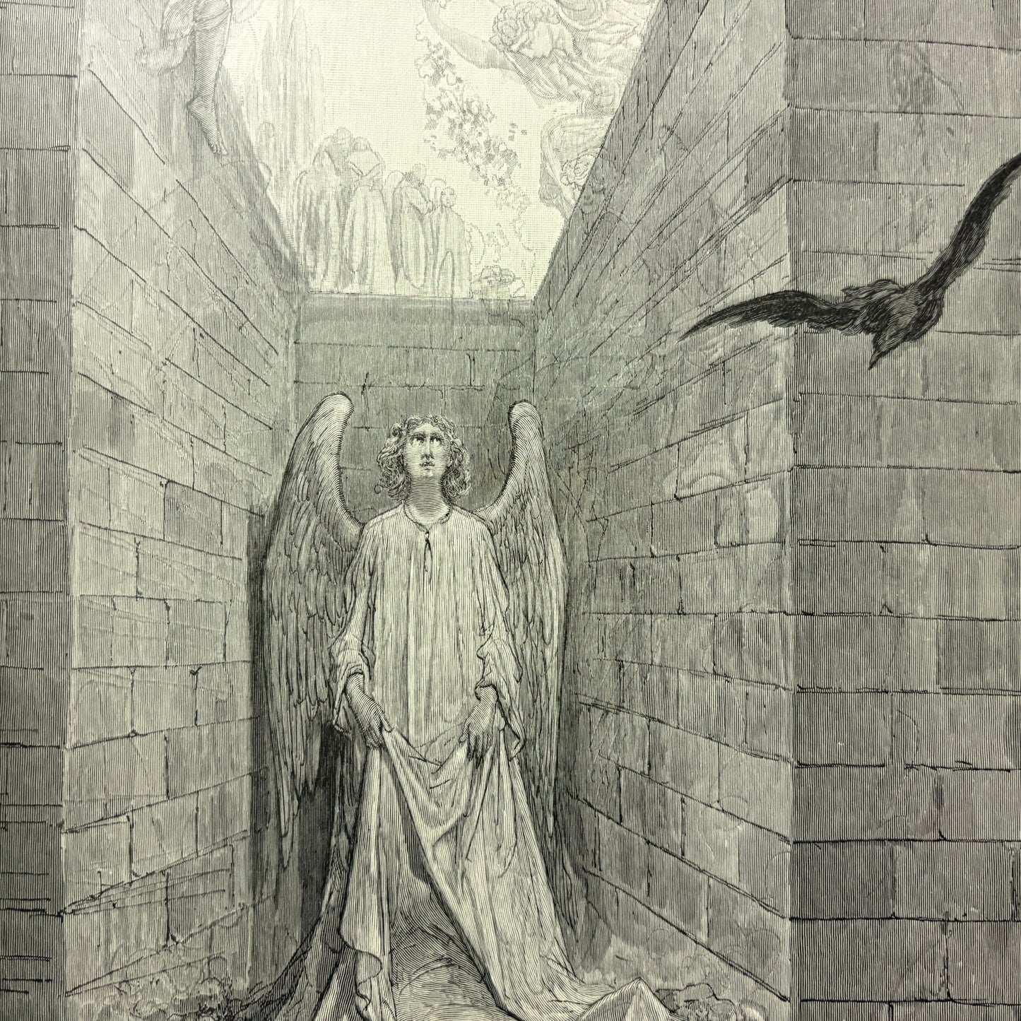 POE, Edgar Allan “The Raven” [Harper & Brothers, 1884] Gustave Doré