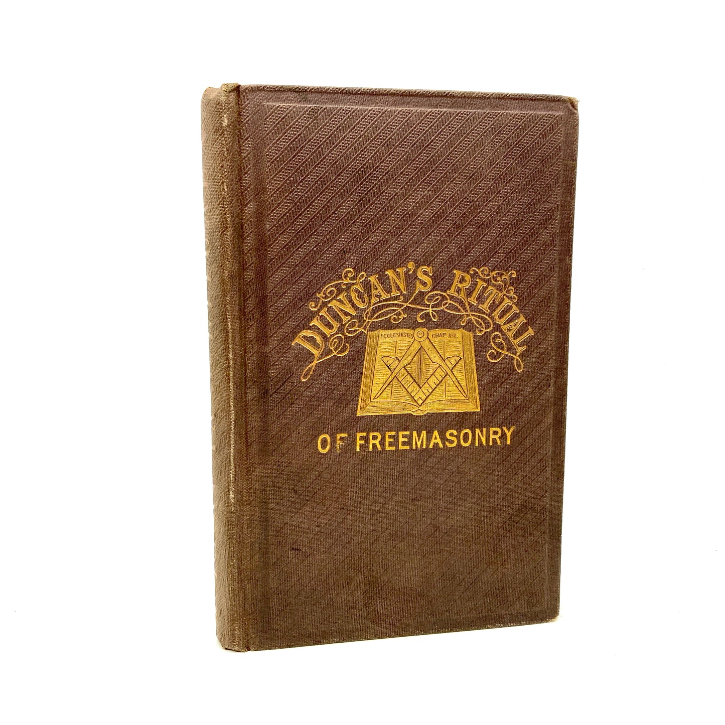 DUNCAN, Malcolm C. "Masonic Ritual and Monitor" [Dick & Fitzgerald, c1866]