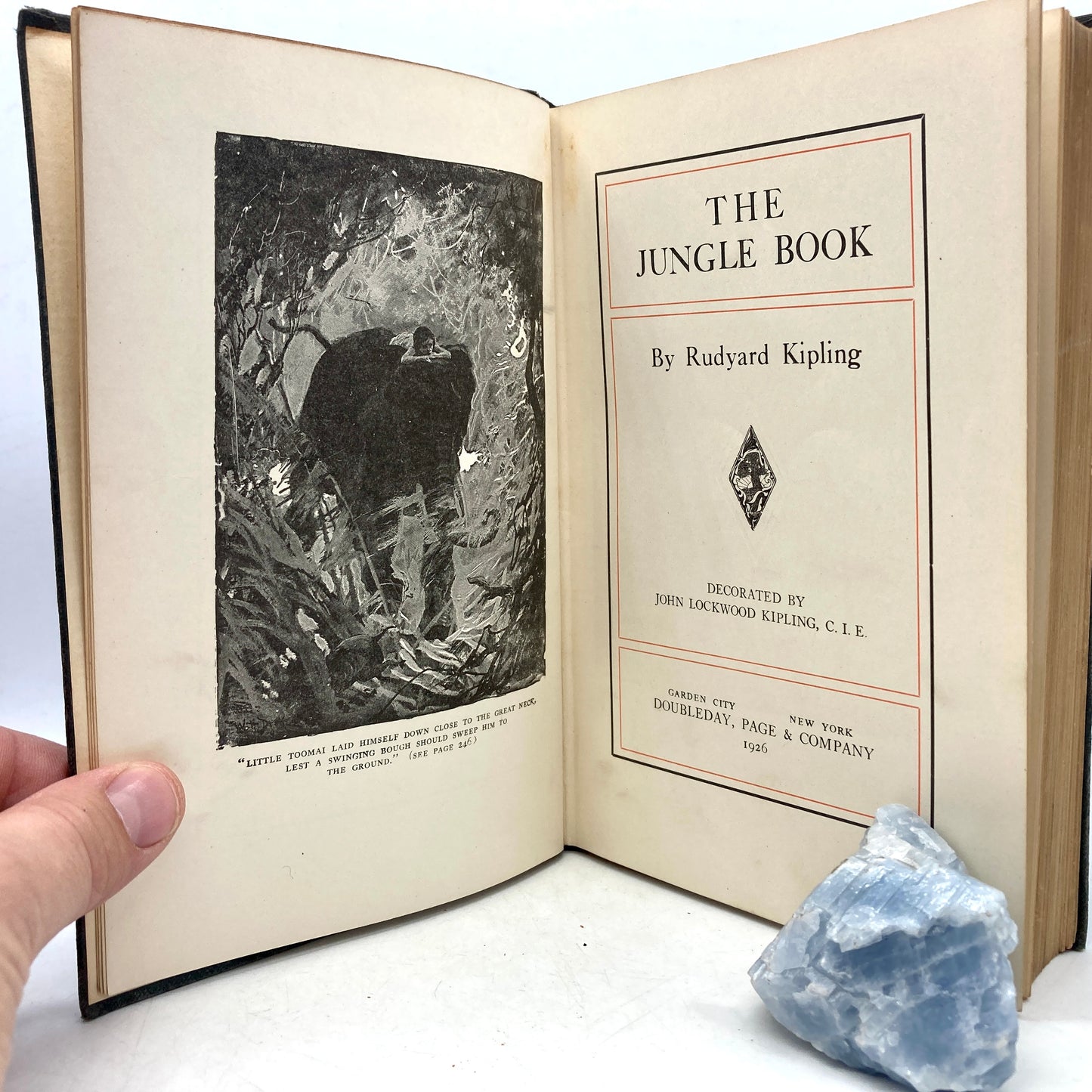 KIPLING, Rudyard "The Jungle Book" [Doubleday, Page & Co, 1926]