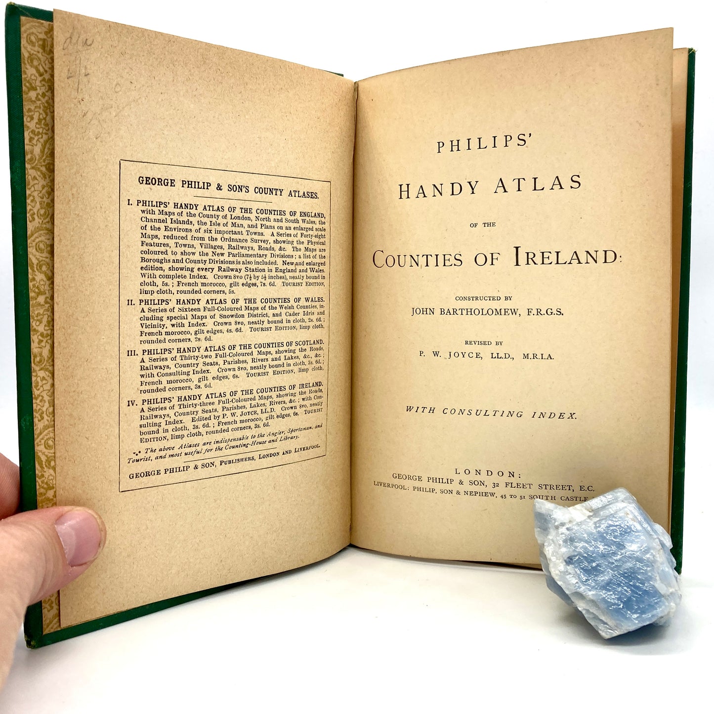 "Philips' Handy Atlas of the Counties of Ireland" [George Philip & Son, n.d./c1871]