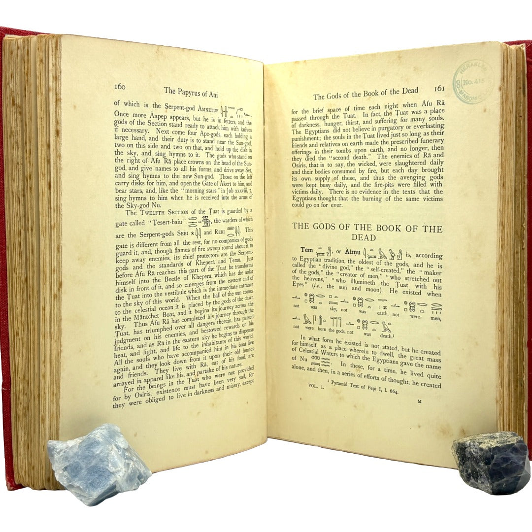 BUDGE, E. A. Wallis "The Book of the Dead: The Papyrus of Ani" [Medici Society, 1913]