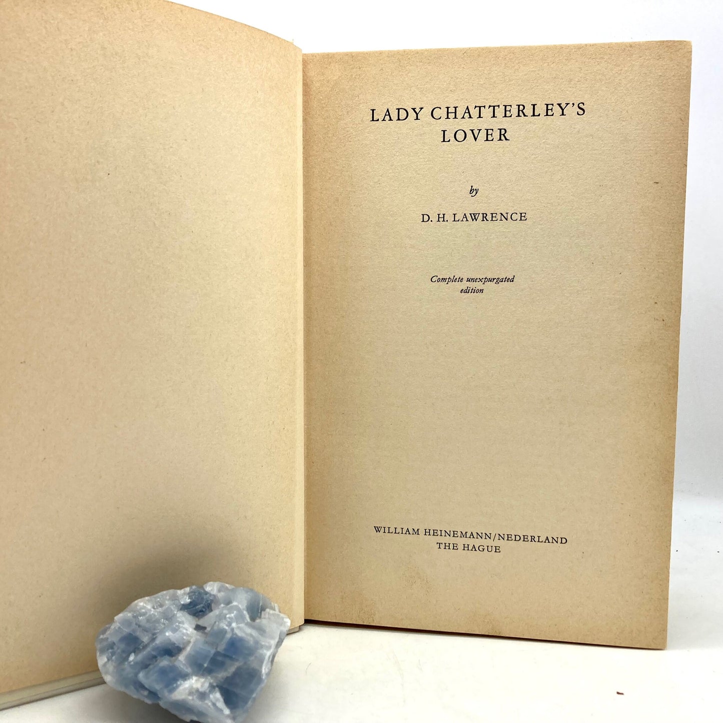 LAWRENCE, D.H. "Lady Chatterly's Lover" [William Heinemann, 1956] - Buzz Bookstore