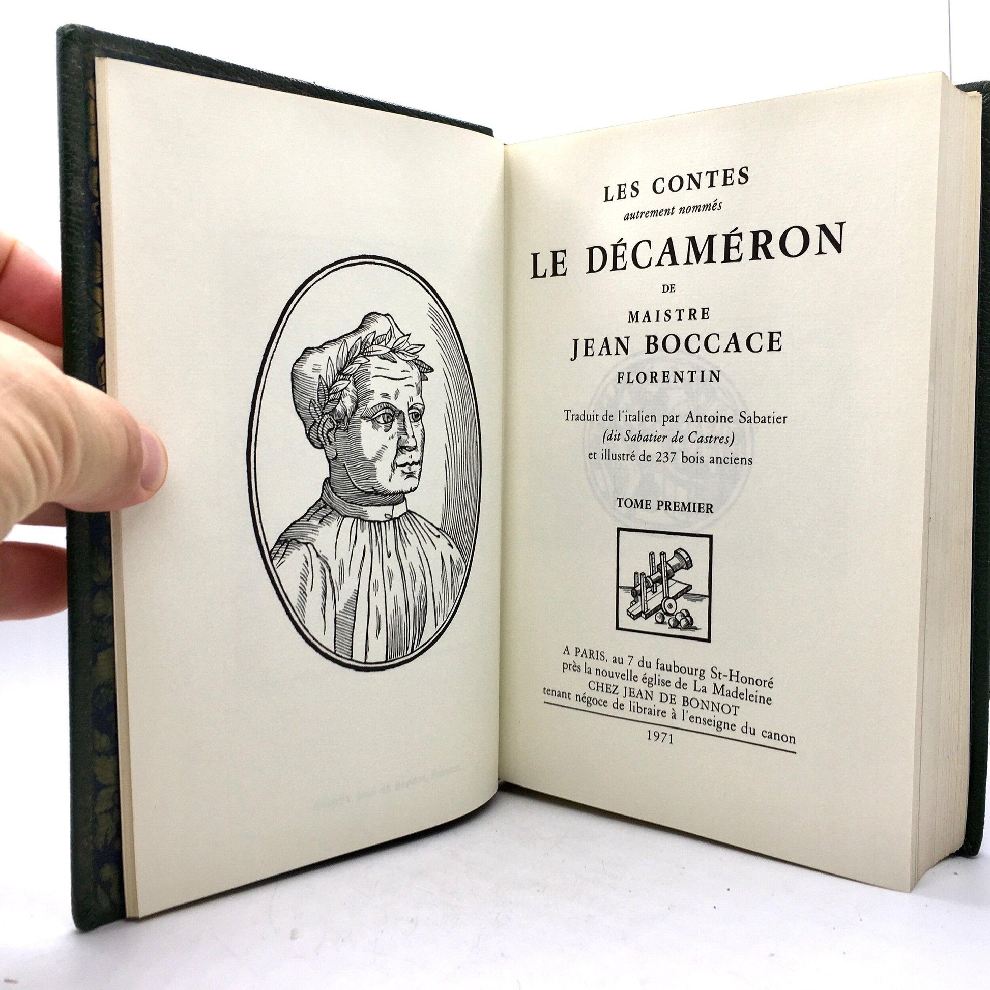BOCCACCIO, Giovanni “Les Contes autrement nommés Le Décaméron” [Jean de Bonnot, 1971] - Buzz Bookstore