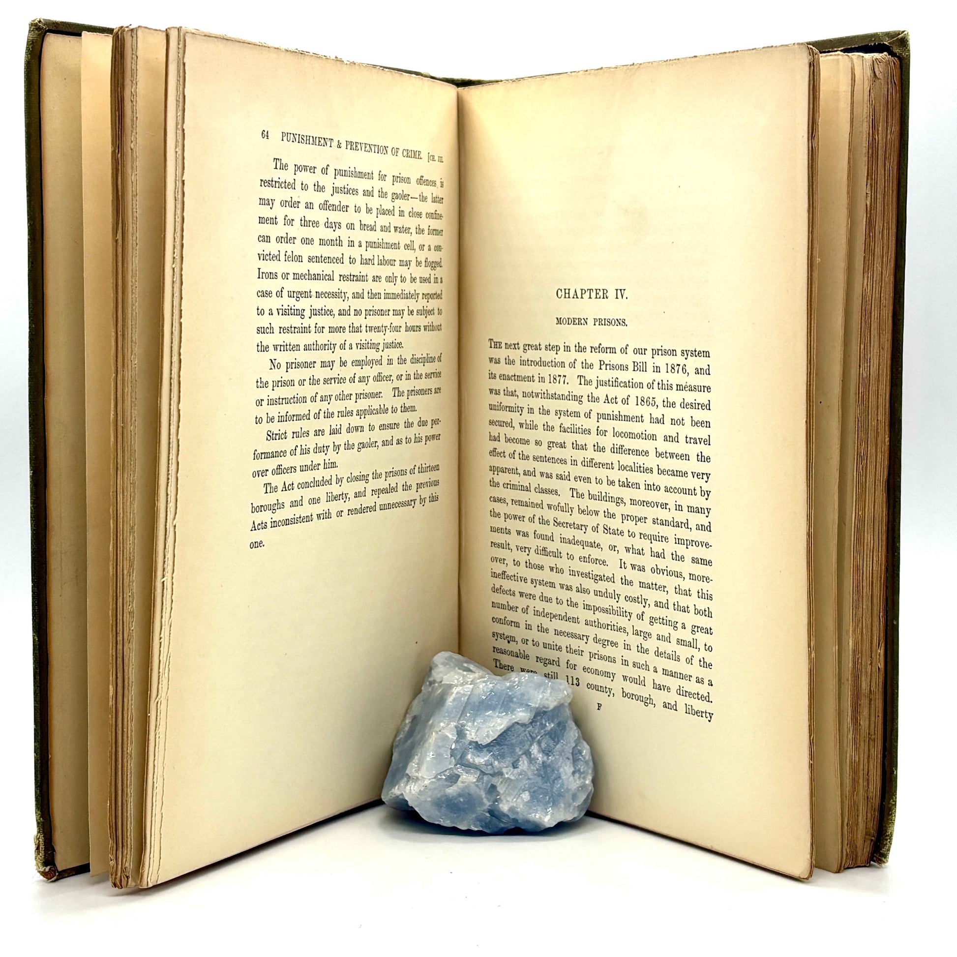 DU CANE, Sir Edmund F. "The Punishment & Prevention of Crime" [Macmillan, 1885]