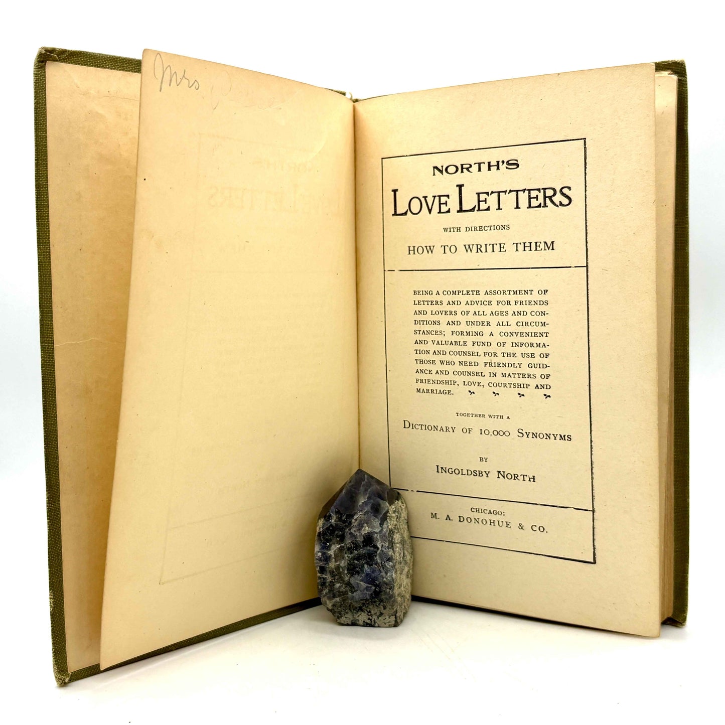 NORTH, Ingoldsby "Love Letters with Directions How to Write Them" [Donohue, 1903]