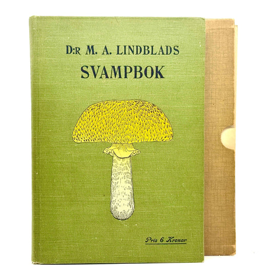 LINDBLAD, M.A. "Svampbok" [C.E. Fritzes K. Hofbokhandel, 1902] Mushrooms