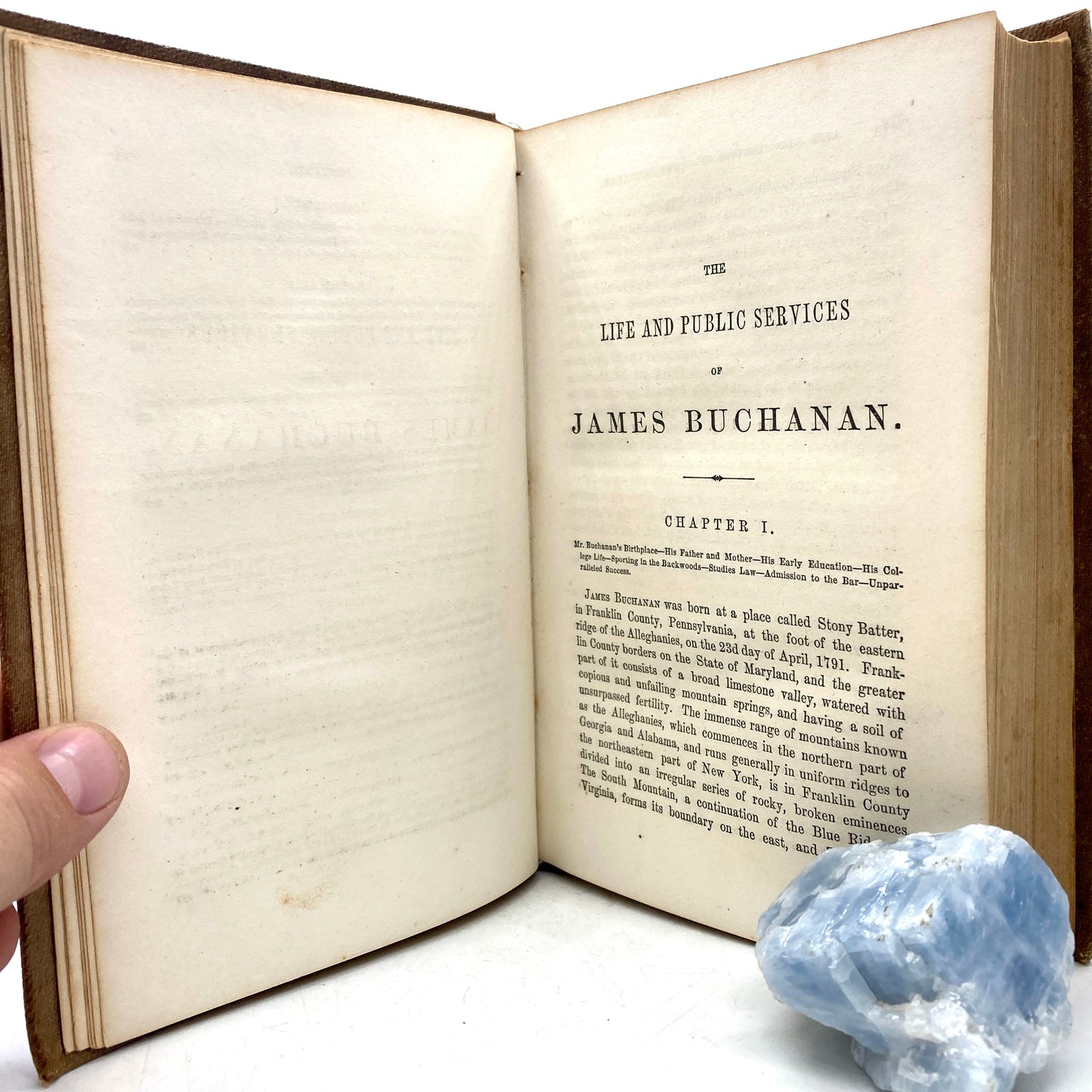 HORTON, R.G. "The Life and Public Services of James Buchanan" [Derby & Jackson, 1860]