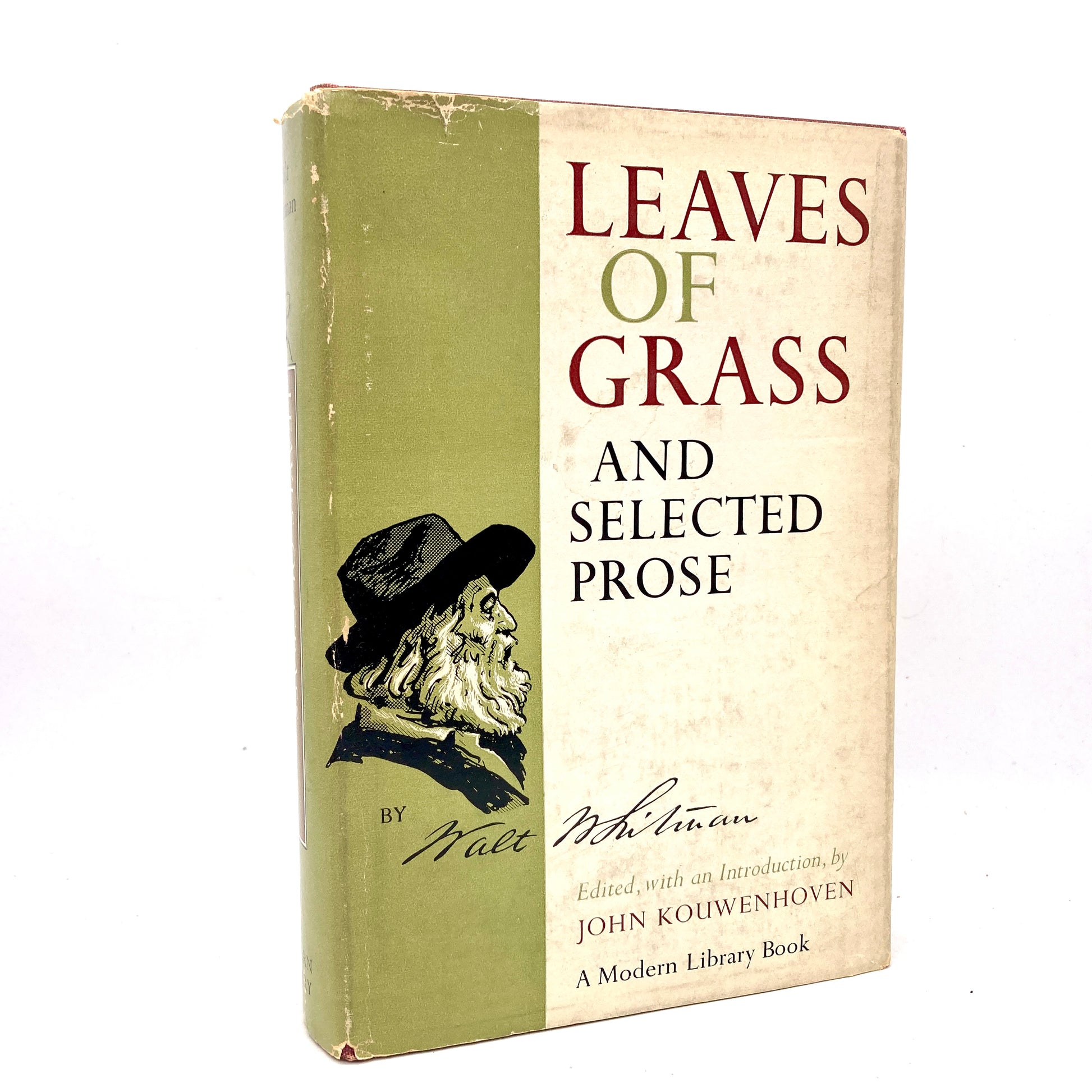 WHITMAN, Walt "Leaves of Grass and Selected Prose" [Modern Library, 1950] - Buzz Bookstore