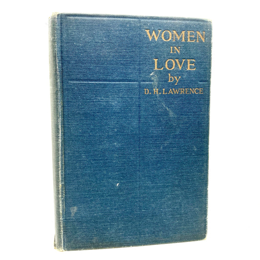 LAWRENCE, D.H. "Women in Love" [Thomas Seltzer, 1923] 1st Edition/5th Print
