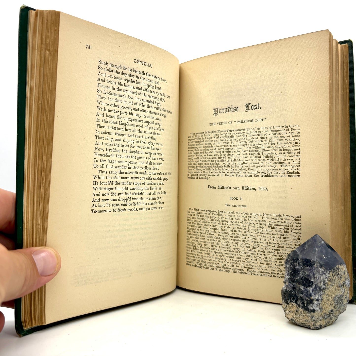 MILTON, John "The Poetical Works" [Frederick Warne, n.d./c1890s] Paradise Lost