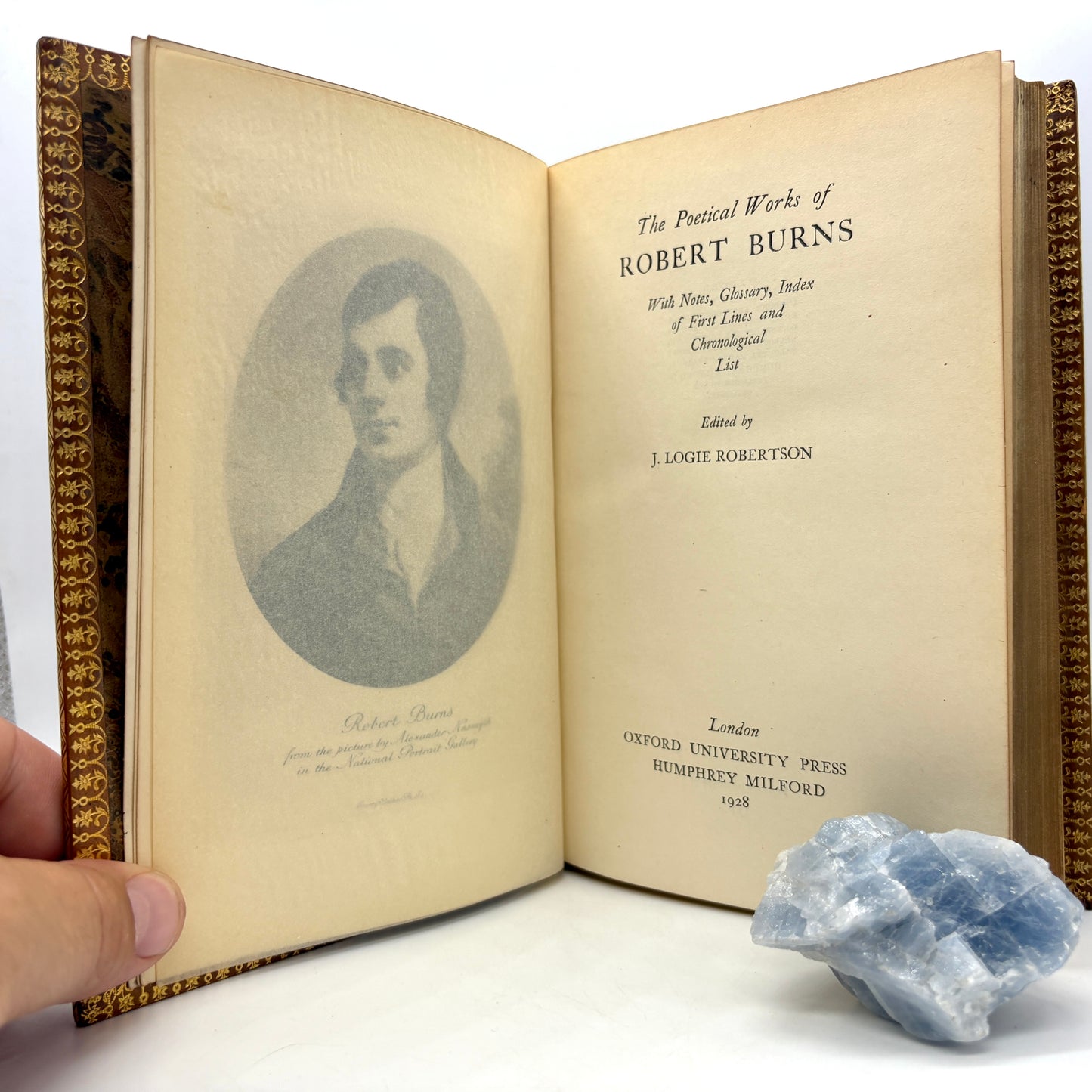 BURNS, Robert "The Poetical Works of Robert Burns" [Oxford Univ. Press, 1928] Riviere