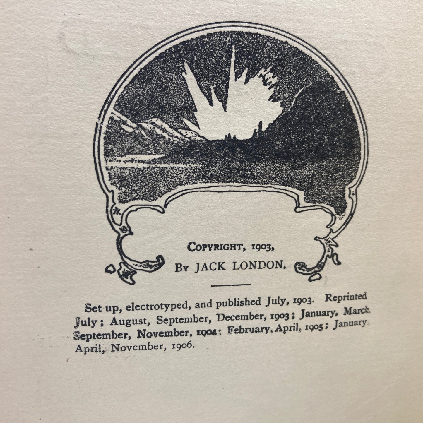 LONDON, Jack "The Call of the Wild" [Grosset & Dunlap, November 1906]