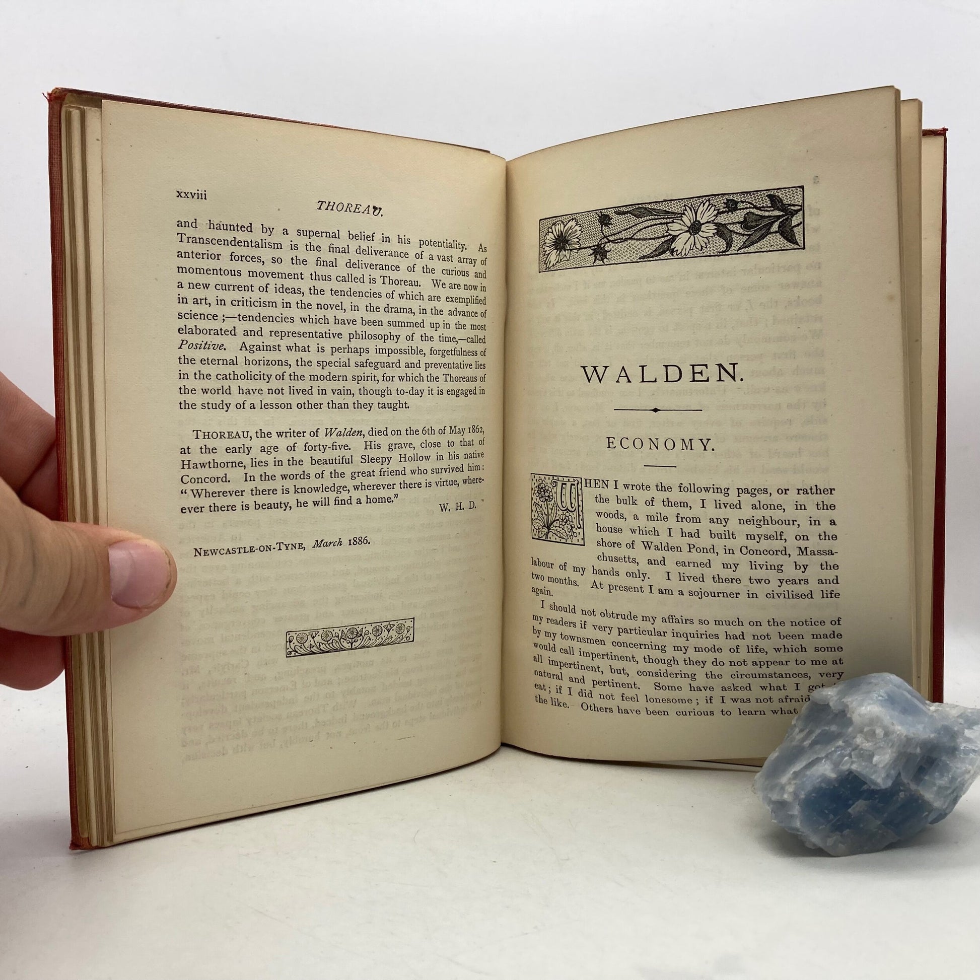 THOREAU, Henry David "Walden" [Walter Scott, 1886] - Buzz Bookstore