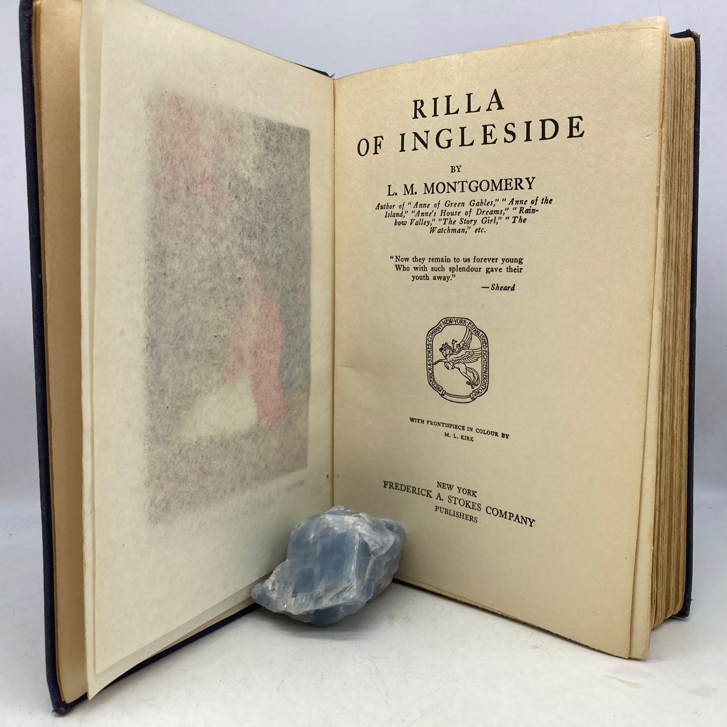 MONTGOMERY, L.M. "Rilla of Ingleside" [Frederick A. Stokes, 1921] 1st US Edition