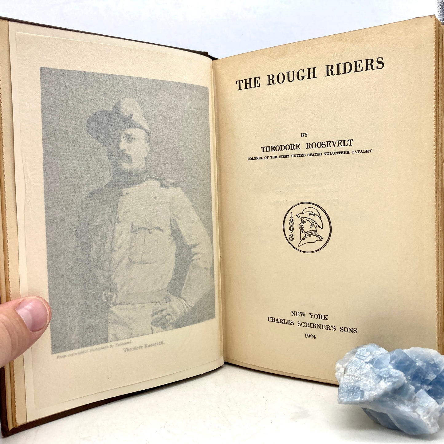 ROOSEVELT, Theodore "The Rough Riders" [Scribners, 1924]