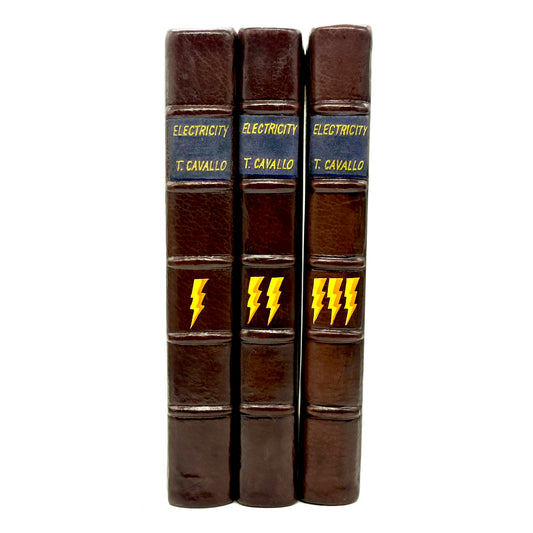CAVALLO, Tiberius "The Complete Treatise on Electricity" [C. Dilly, 1795] Illustrated