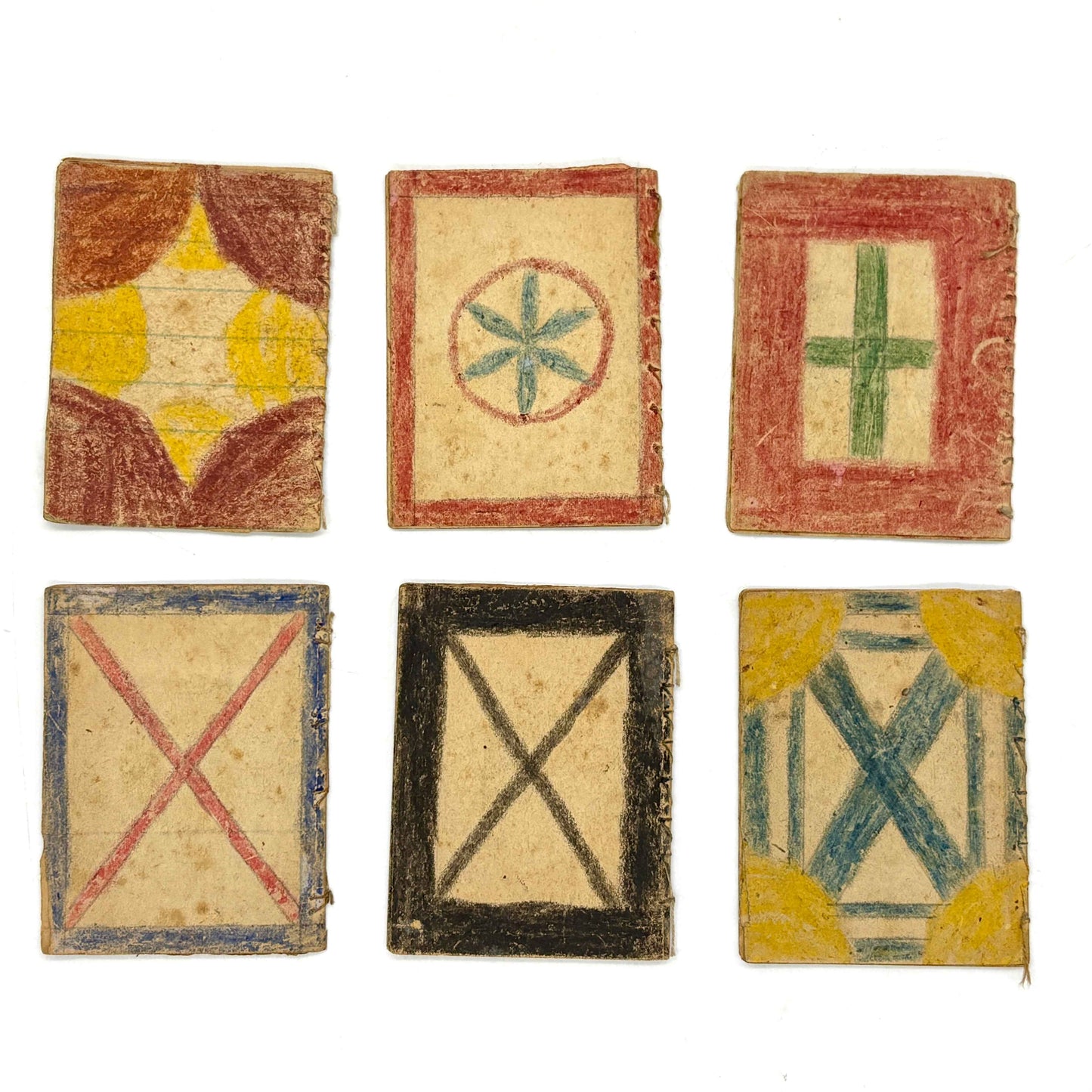 TUNSTALL, Letha M. 6 Hand stitched, handwritten pamphlets [Buffalo NY, c1908]