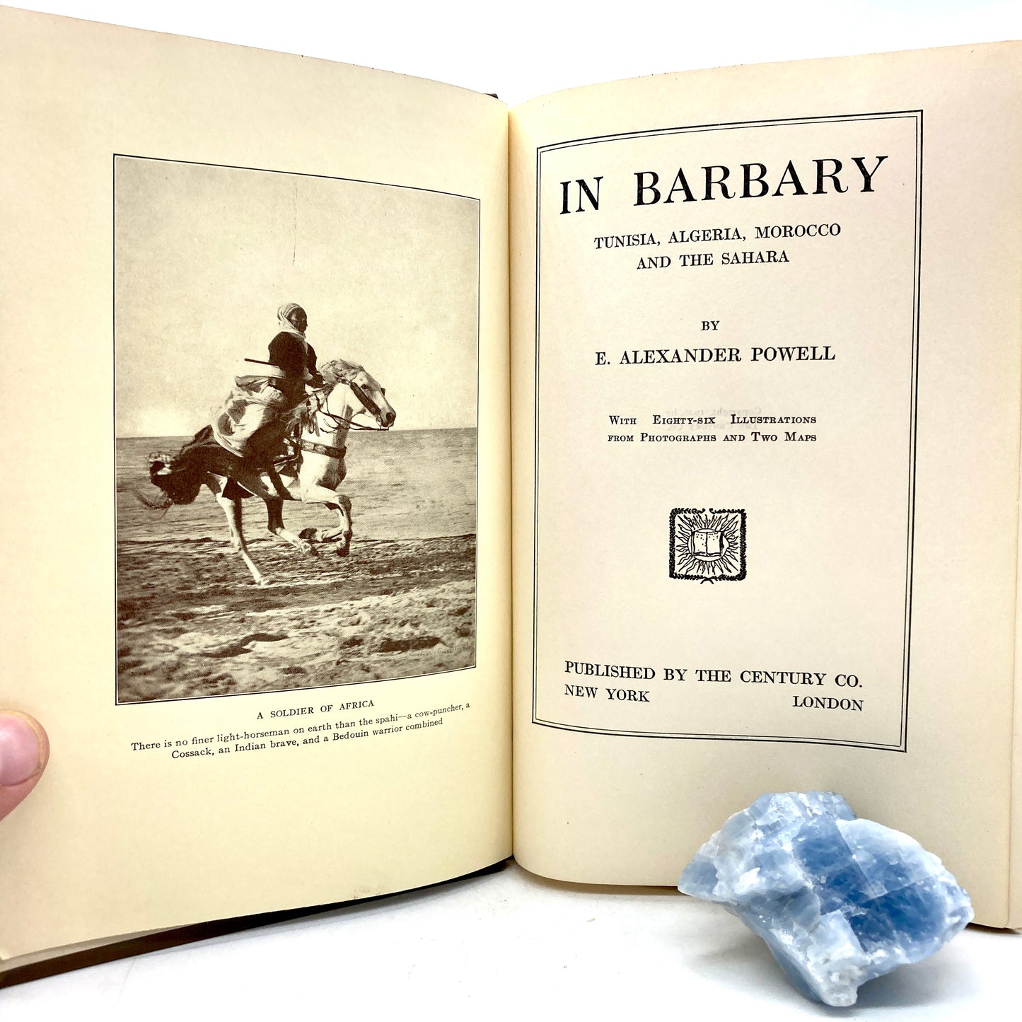 POWELL, E Alexander "In Barbary: Tunisia, Algeria, Morocco, and Sahara" [Century, 1926]