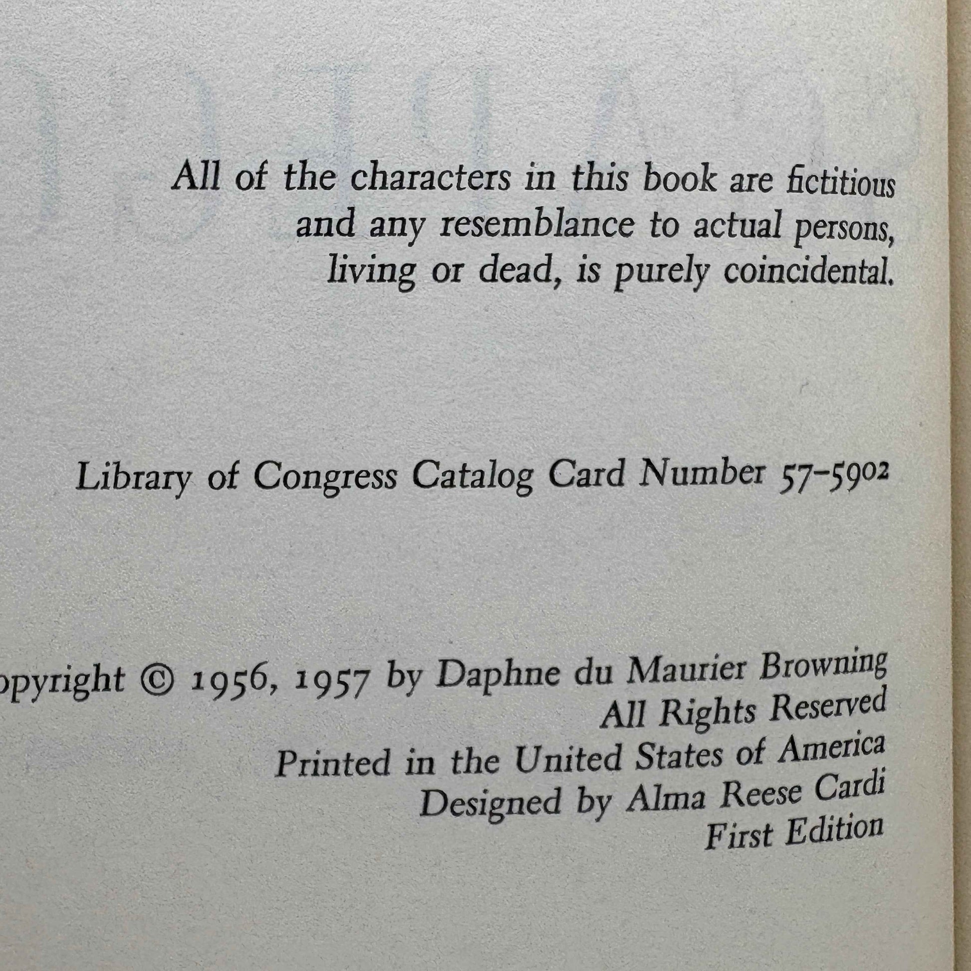 DU MAURIER, Daphne "The Scapegoat" [Doubleday & Co, 1957] 1st Edition