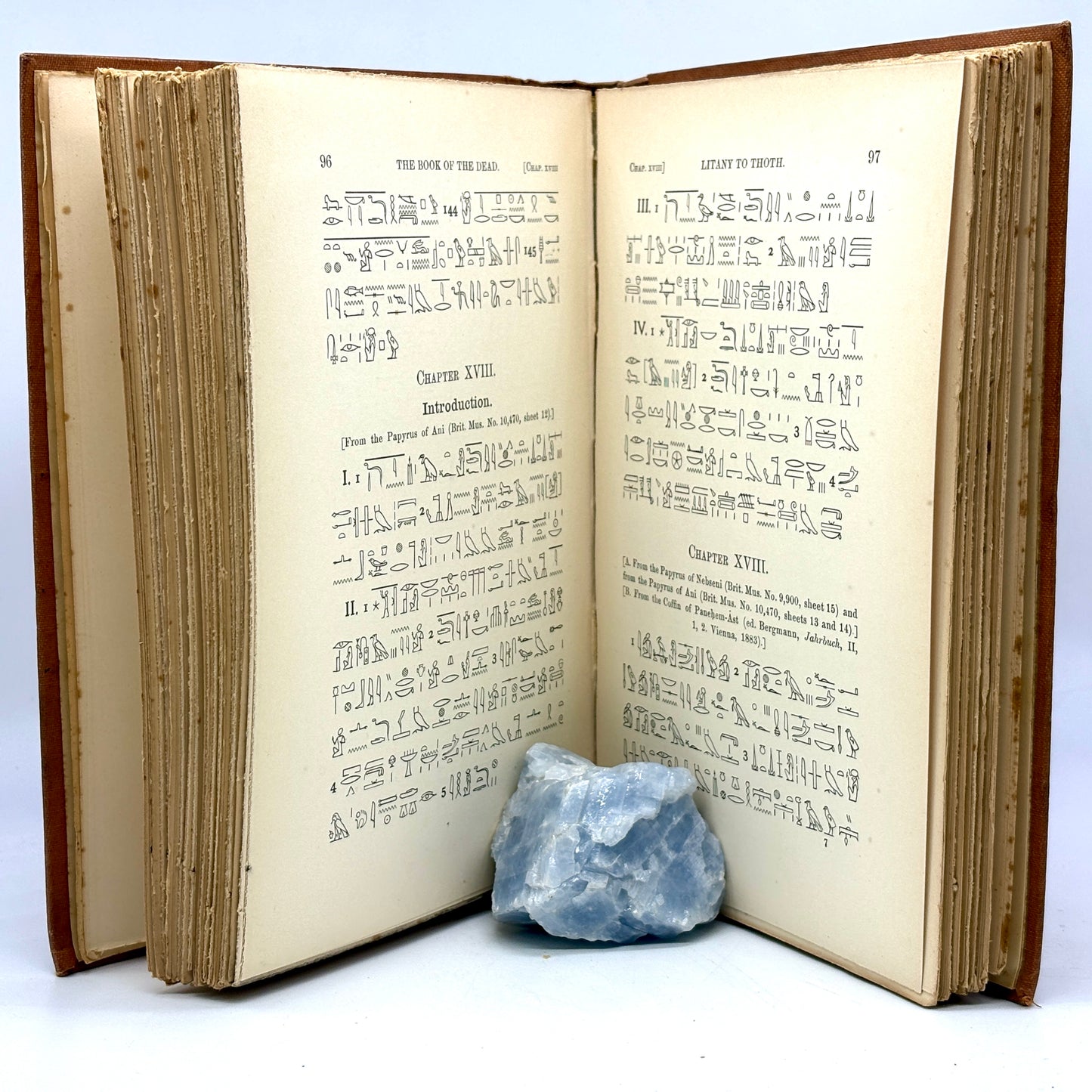 BUDGE, E.A. Wallis "The Book of the Dead" [Kegan Paul, Trench, Trubner & Co, 1910]