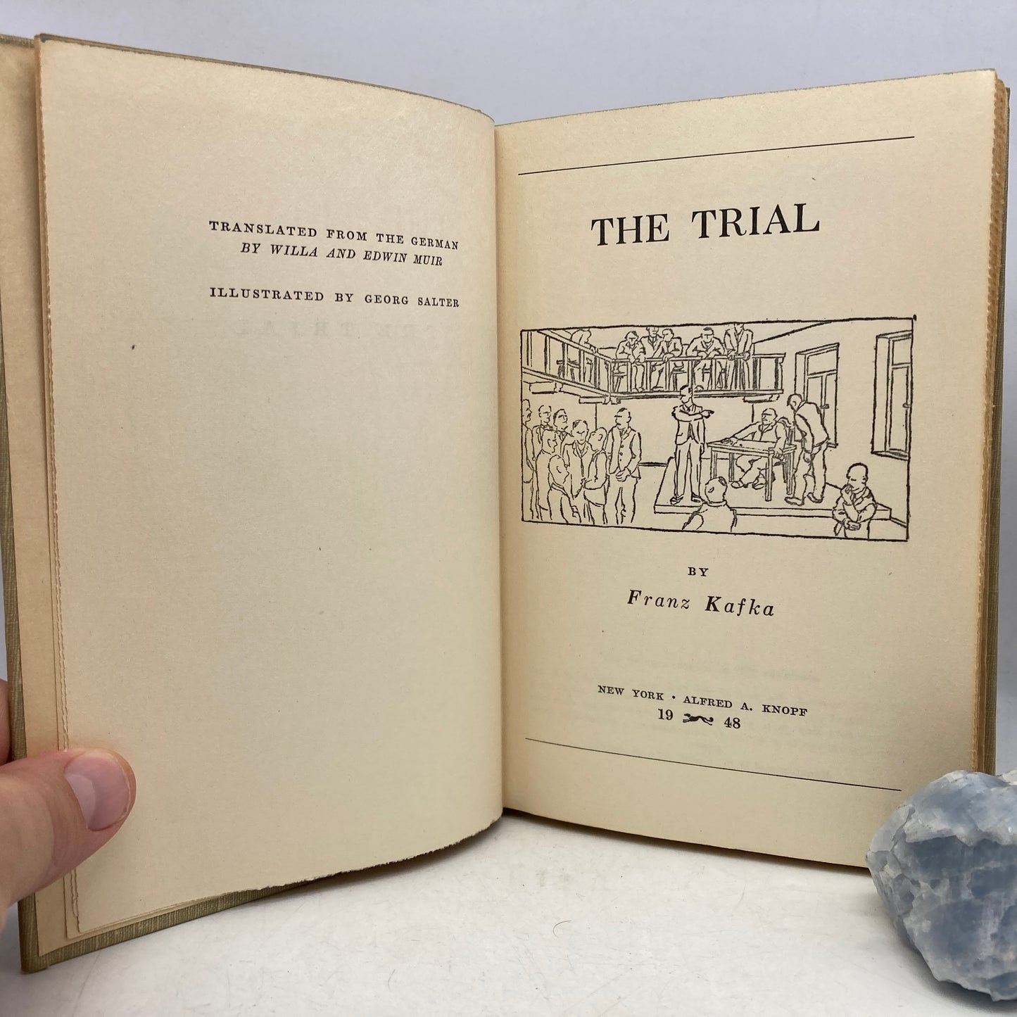 KAFKA, Franz "The Trial" [Alfred A. Knopf, 1948] 1st US/6th Printing