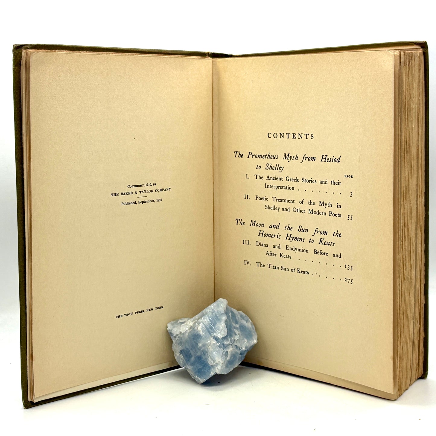 CLARKE, Helen Archibald "Ancient Myths in Modern Poets" [Baker & Taylor, 1910]