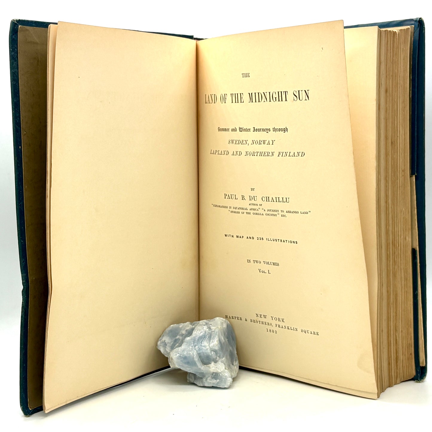 DU CHAILLU, Paul B. "Land of the Midnight Sun" [Harper & Bros, 1882]