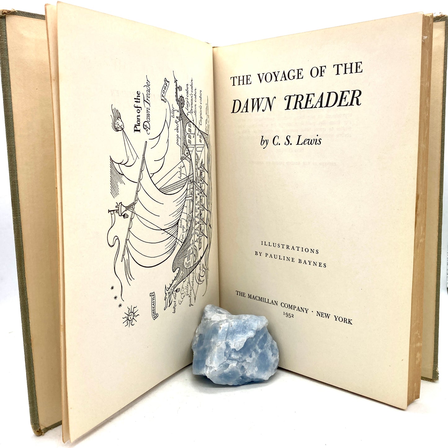 LEWIS, C.S. "Voyage of the Dawn Treader" [Macmillan, 1952] 1st Edition, 1st Printing