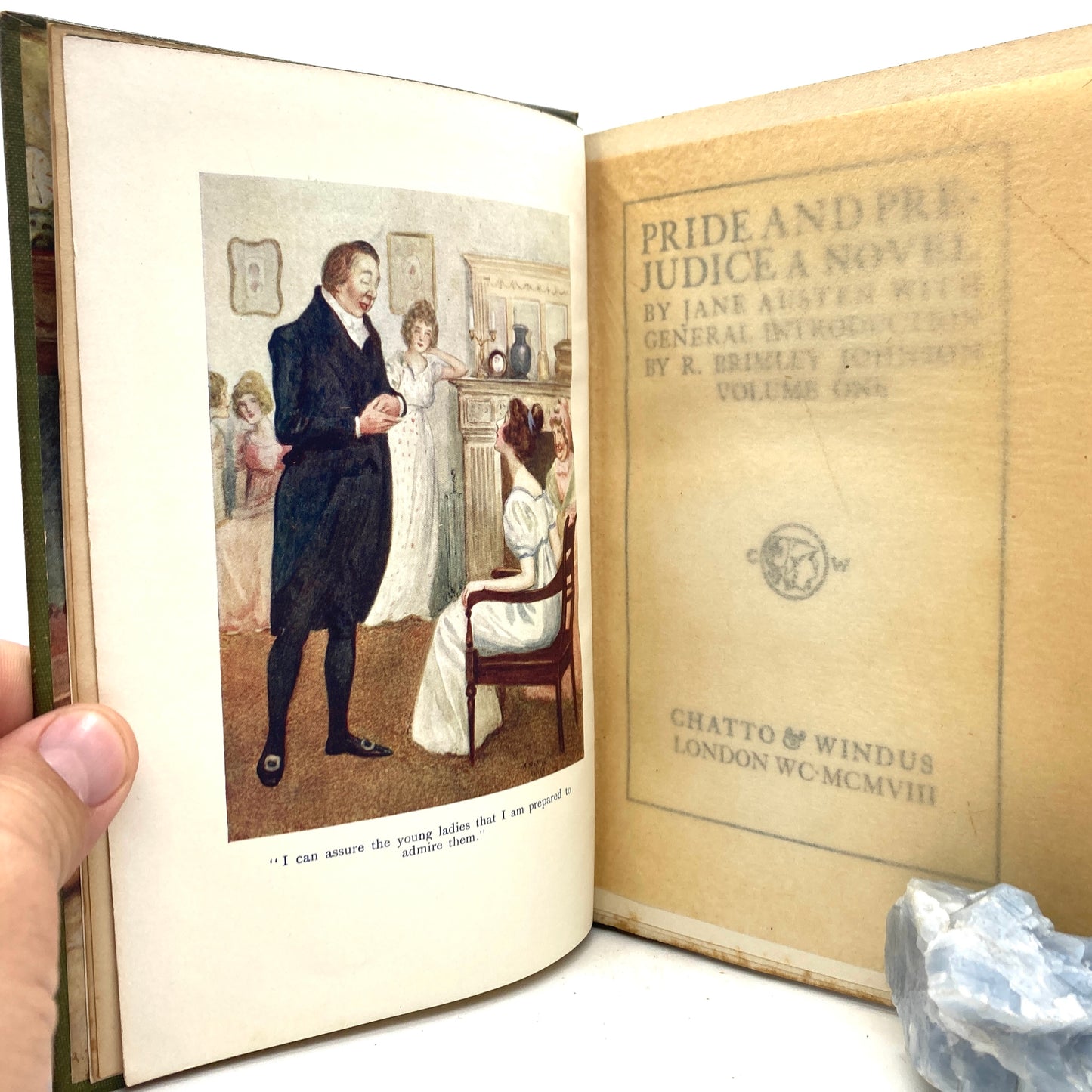 AUSTEN, Jane "Pride and Prejudice" [Chatto & Windus, 1908] Illustrated