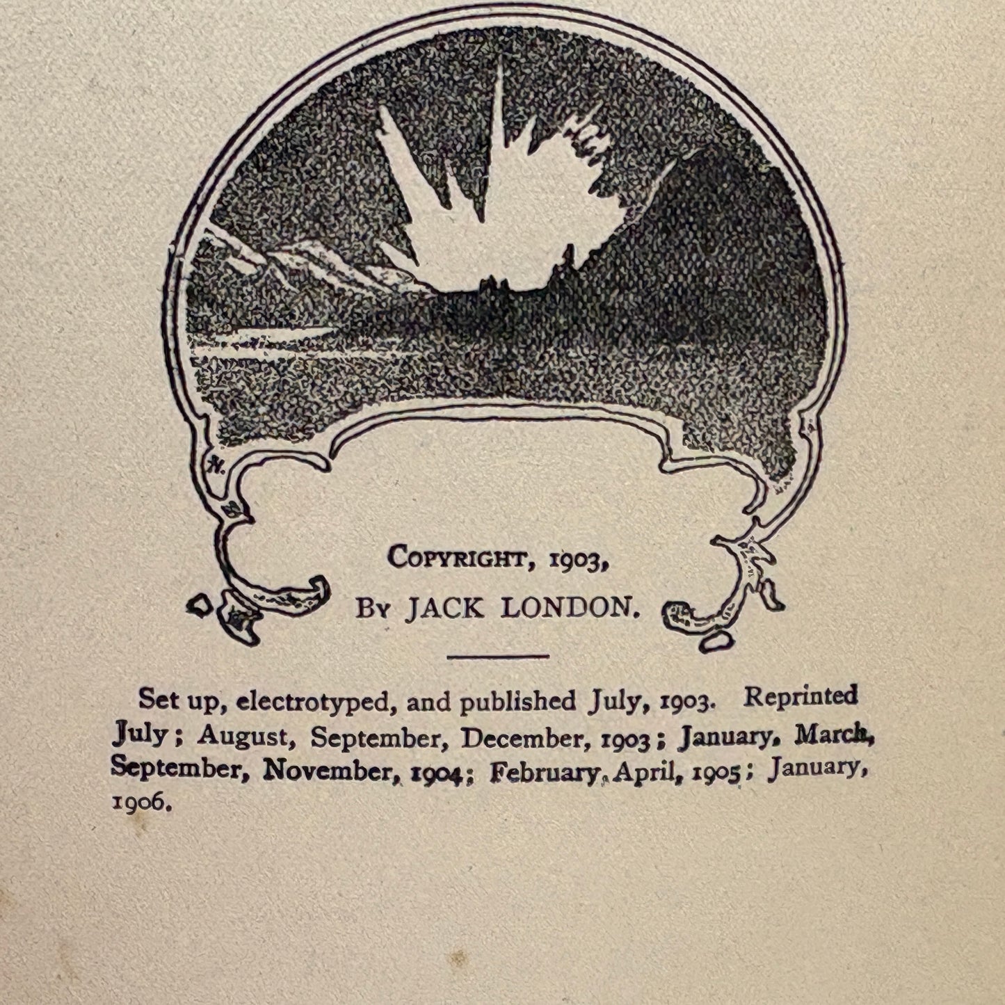 LONDON, Jack. “The Call of the Wild” [Grosset & Dunlap, 1906]