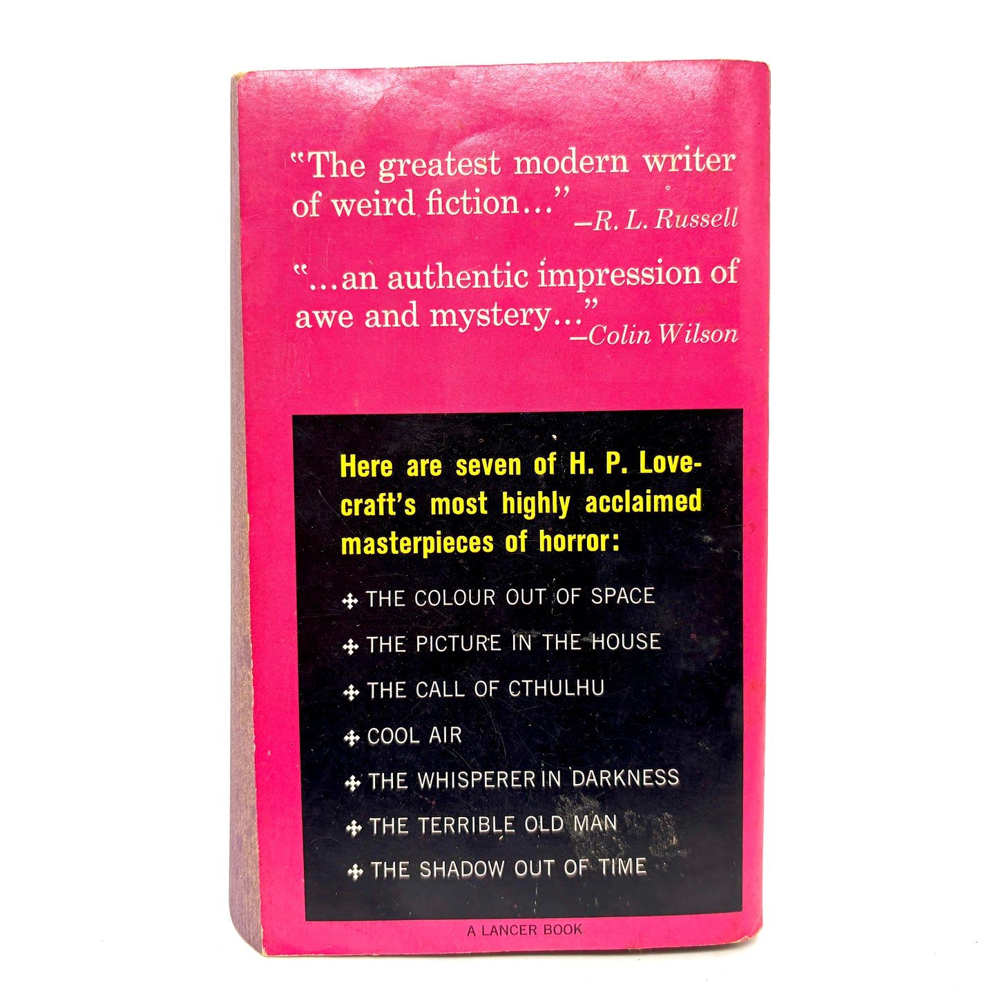 LOVECRAFT, H.P. "The Colour Out of Space" [Lancer Books, 1964]