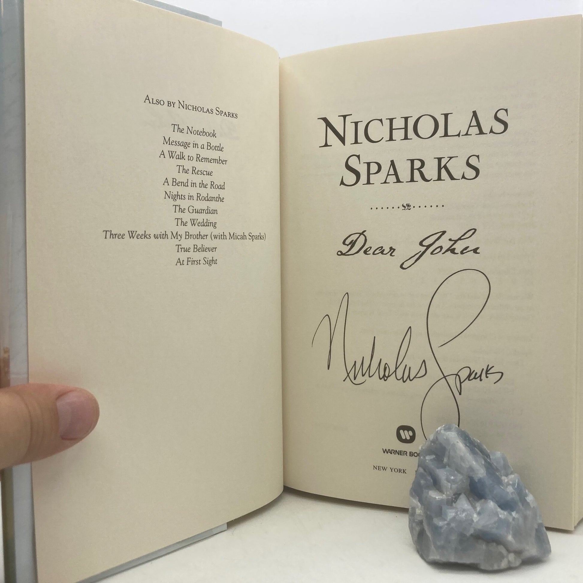 SPARKS, Nicholas "Dear John" [Warner, 2006] 1st Edition (Signed) - Buzz Bookstore