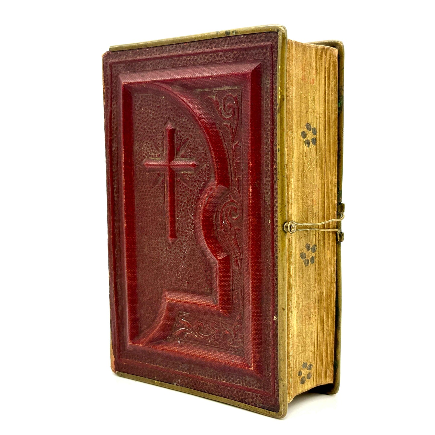 "Paroissien Romain" [Dalpayrat et Depelley, c1888] - Gilt & Flowers Gauffered Edges