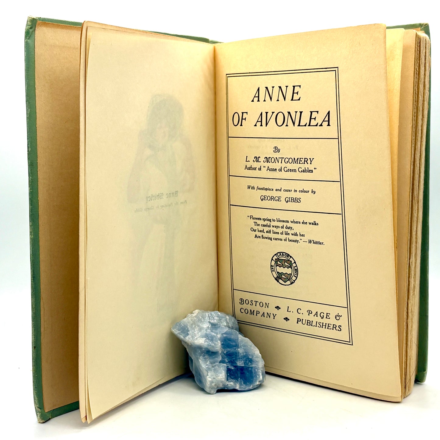 MONTGOMERY, L.M. “Anne of Avonlea” [L. C. Page & Company, 1910]