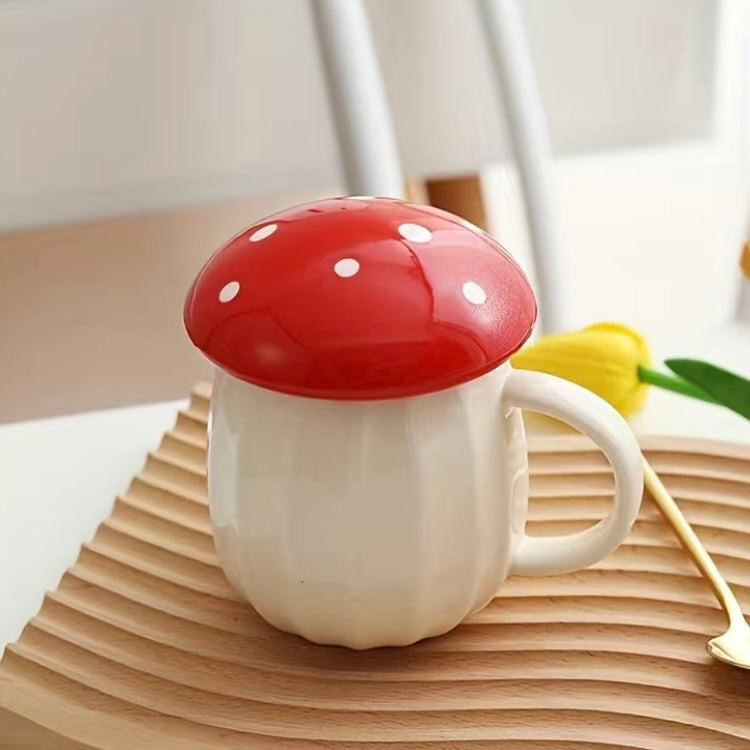 Mushroom Tea Mug with Lid - Buzz Bookstore