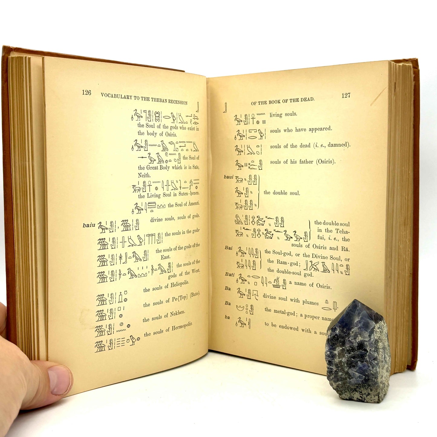 BUDGE, E. A. Wallis "A Hieroglyphic Vocabulary to the Book of the Dead" [1911]