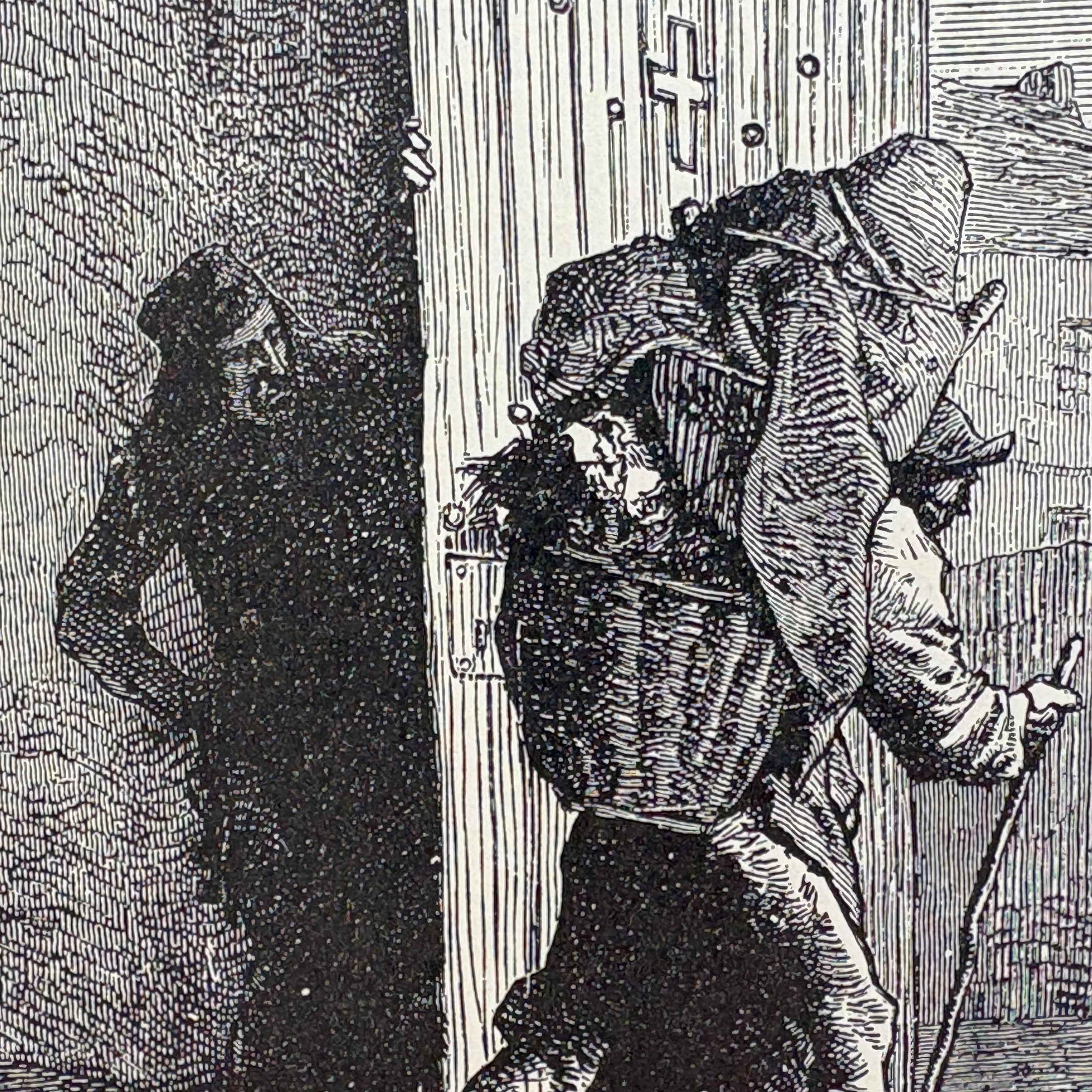 HUGO, Victor "Les Misérables" [Thomas Y. Crowell, 1887] Illustrated, Leather