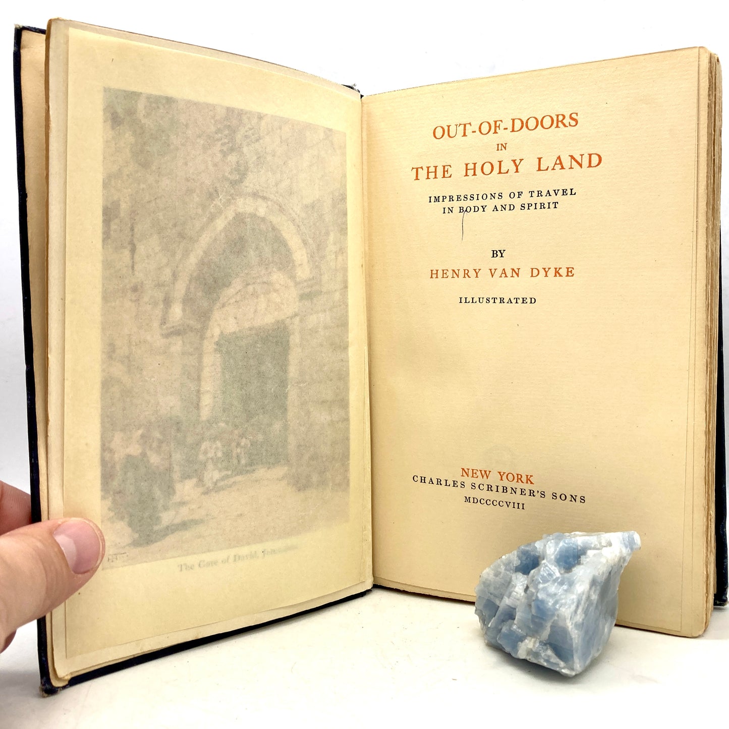 VAN DYKE, Henry "Out-of-Doors in the Holy Land" [Scribners, 1908] Margaret Armstrong