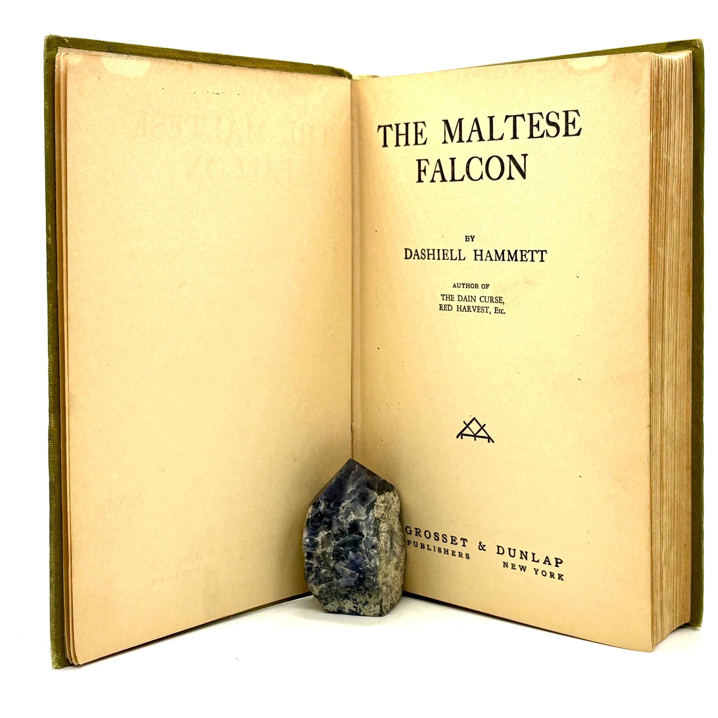 HAMMETT, Dashiell "The Maltese Falcon" [Grosset & Dunlap, 1930]