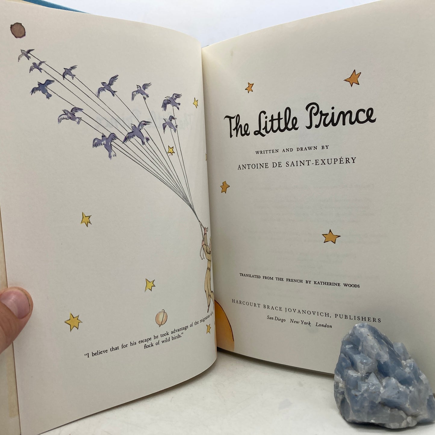 DE SAINTE-EXUPERY, Antoine "The Little Prince" [Harcourt, Brace & World, c1991]