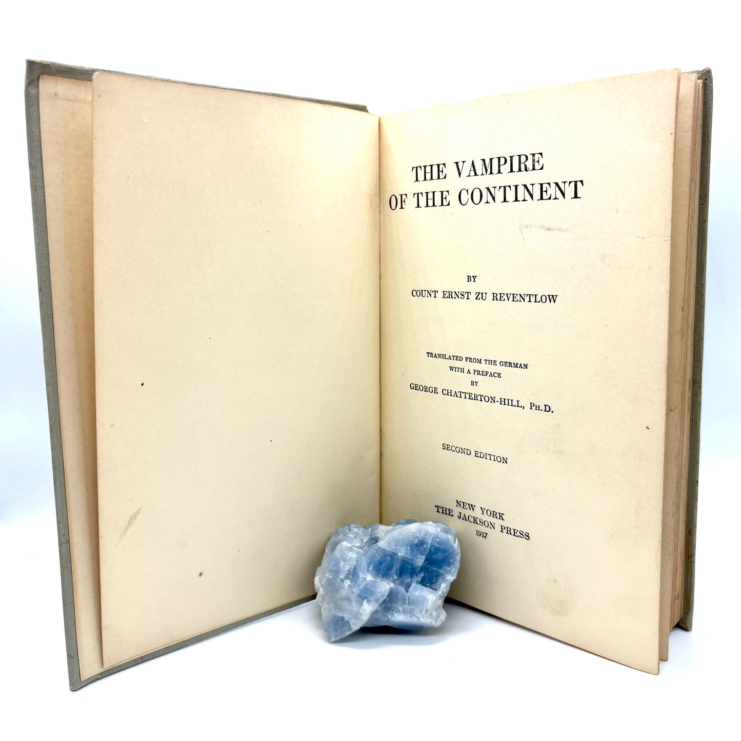 ZU REVENTLOW, Ernst Graf "The Vampire of the Continent" [The Jackson Press, 1917]