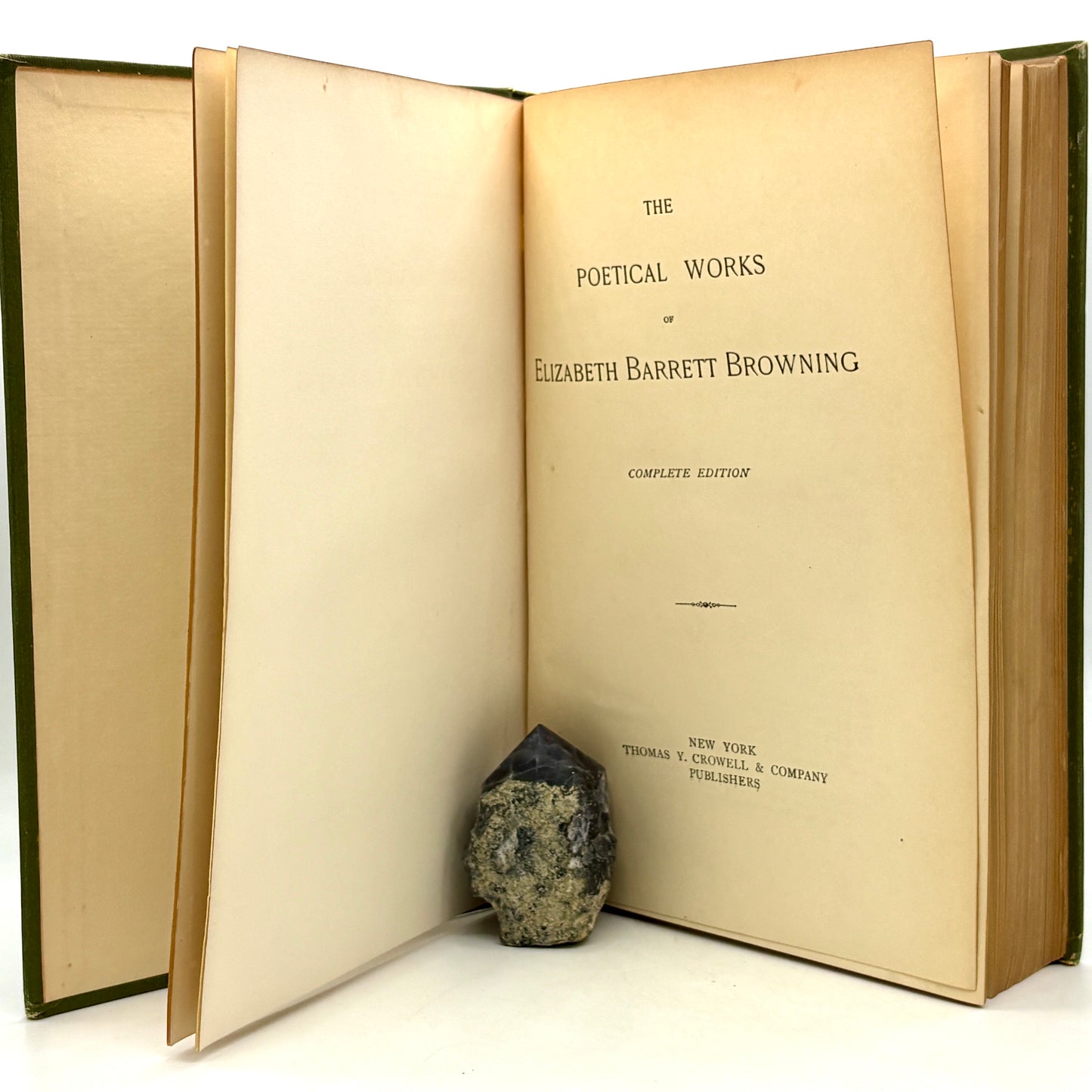 BROWNING, Elizabeth Barrett “Poetical Works” [Thomas Y. Crowell, n.d./c1900]