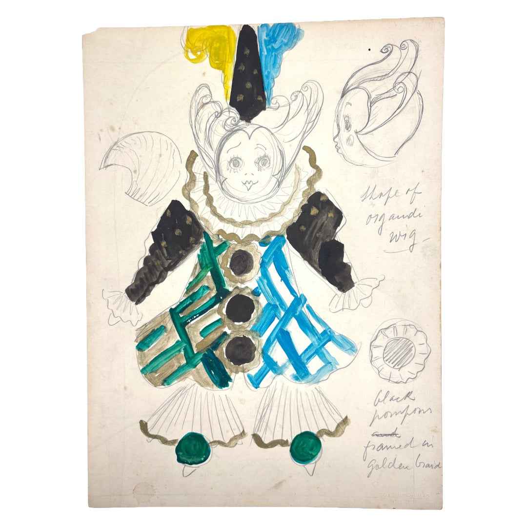 MARCO MONTEDORO “Original Costume Design Studies” [c1920s]